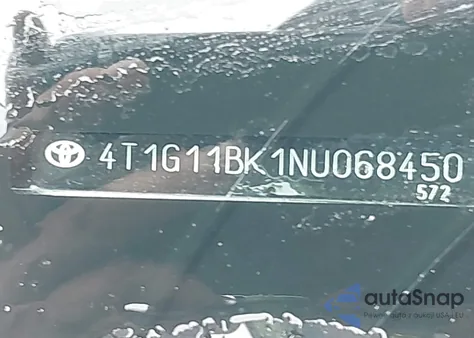 2022 Toyota Camry Se Awd from USA, damaged, VIN 4T1G11BK1NU068450